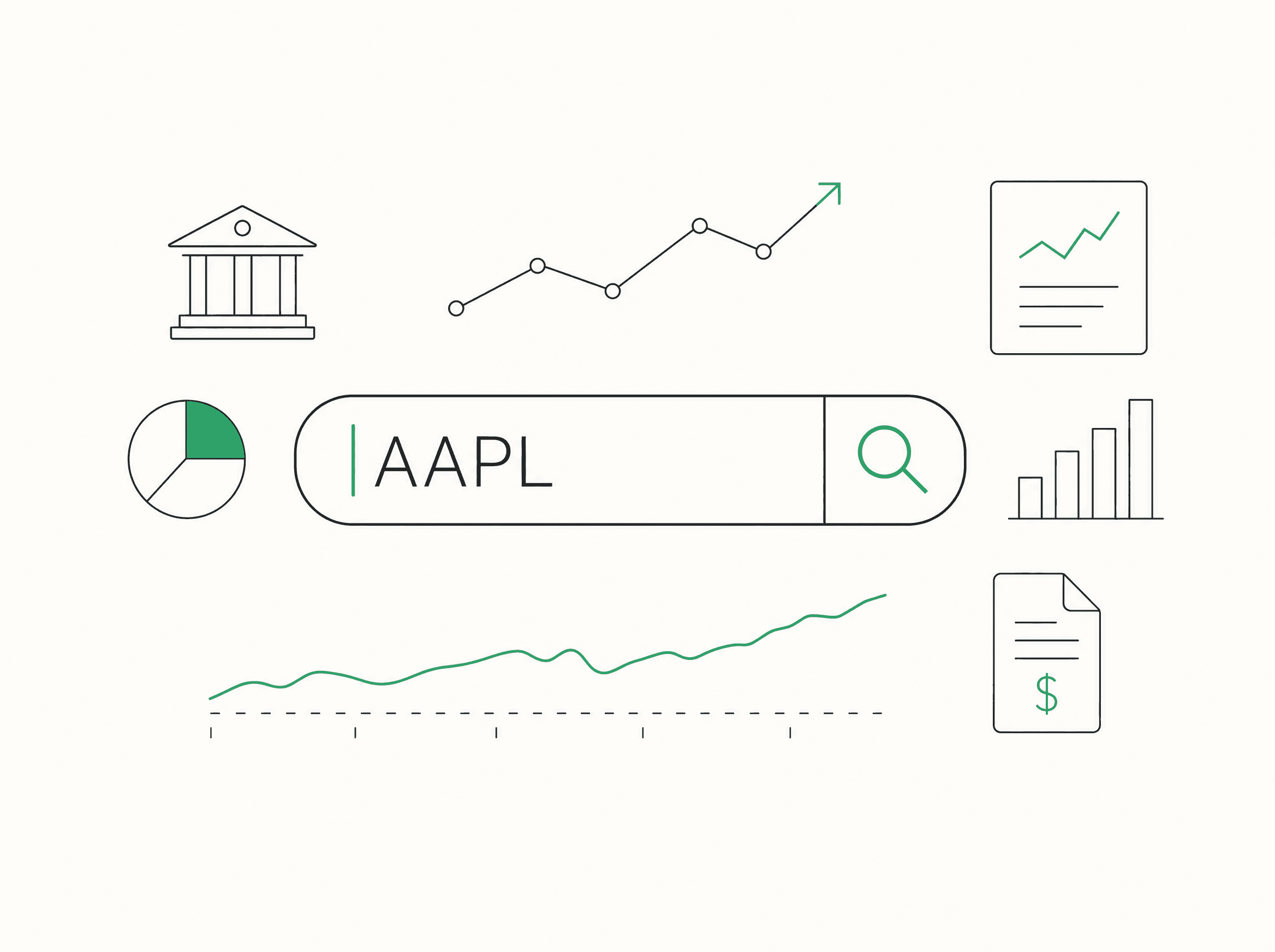 Entering a public-company ticker into Alphasizer to resolve its latest SEC filing